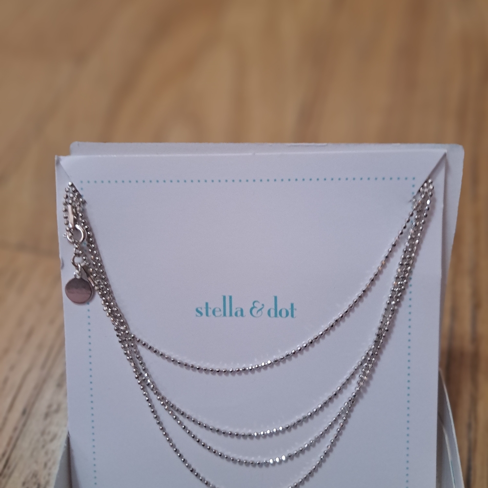 Stella & Dot Silver Necklace